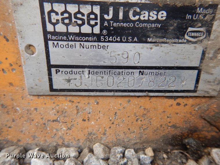 image for item IT9023 1994 Case 590  backhoe