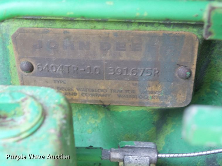 image for item DA7112 1974 John Deere 4430  tractor