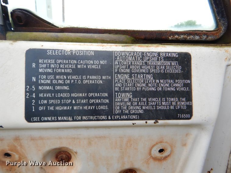 image for item DK5653 1981 GMC Big Wheel  applicator truck