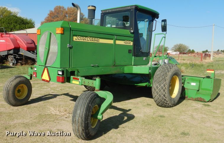 image for item DL0275 2007 John Deere 4995  windrower