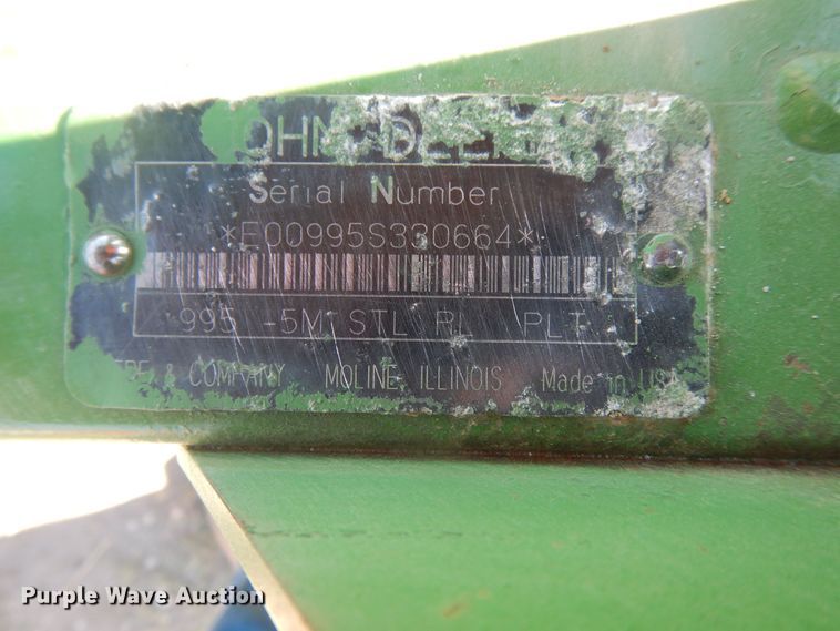 image for item DL0275 2007 John Deere 4995  windrower