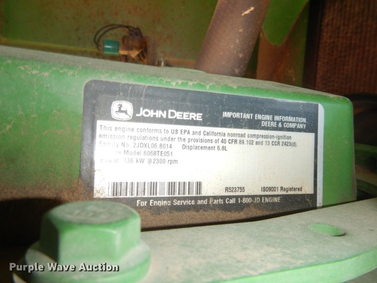 image for item DL0275 2007 John Deere 4995  windrower