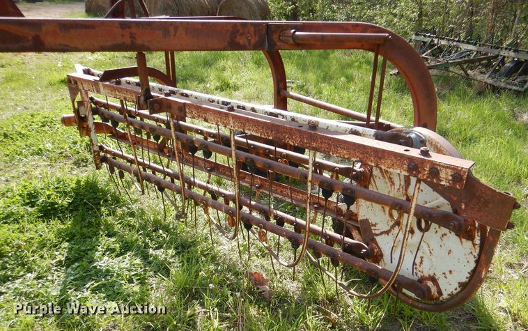 image for item DL8032 John Deere CCA  chisel and International hay rake