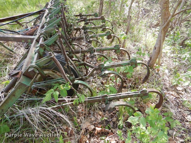 image for item DL8032 John Deere CCA  chisel and International hay rake