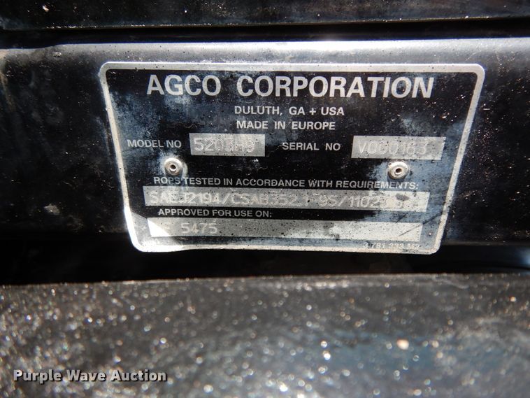 image for item DM2948 2007 Massey Ferguson 5475SA  MFWD tractor