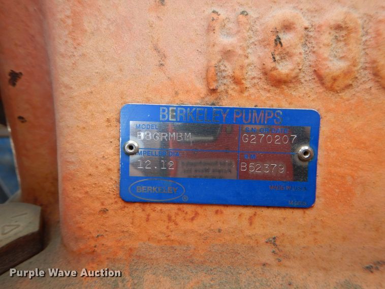 image for item HD9752 Berkeley B8GRMBM  centrifugal pump