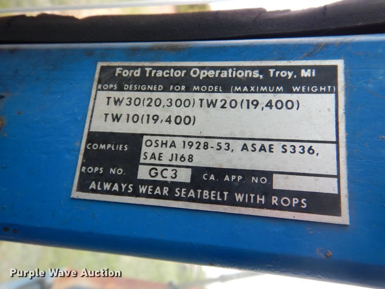 image for item HL9412 Ford TW30  tractor