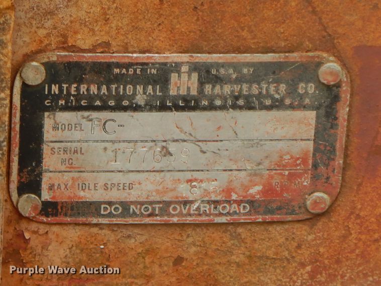 image for item HO9417 1953 Farmall Super C  tractor