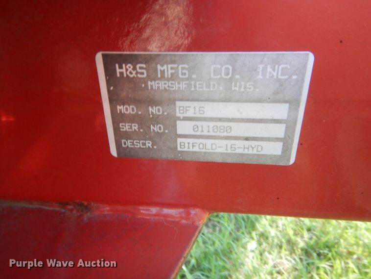 image for item IP9748 H&S BF16  hay rake