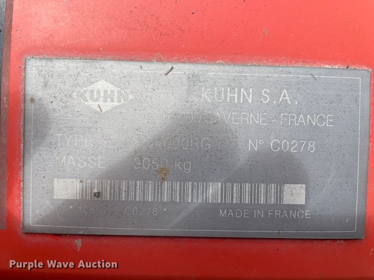 image for item IR9892 Kuhn FC4000RG  windrower