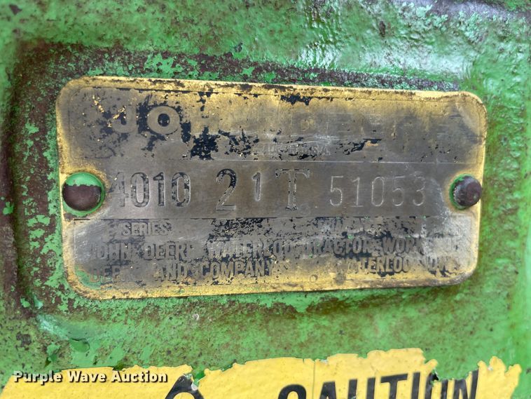 image for item IR9932 1963 John Deere 4010  tractor