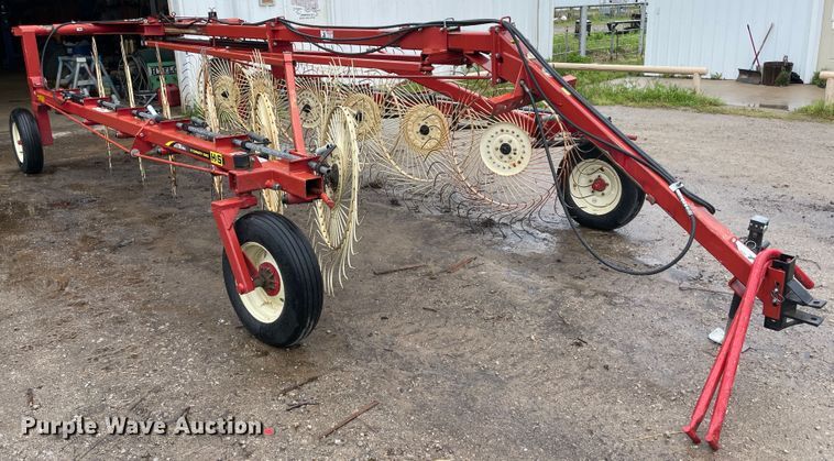 image for item IR9981 H&S BF12HC high capacity hay rake