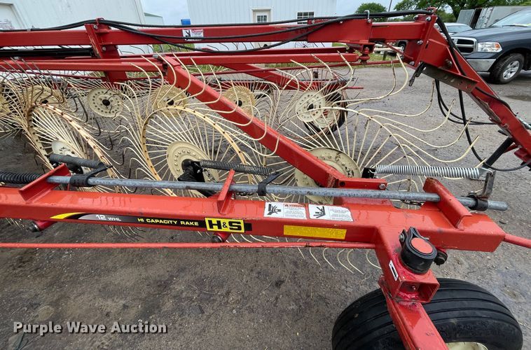 image for item IR9981 H&S BF12HC high capacity hay rake