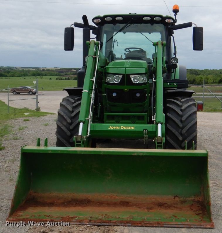 image for item DM3749 2015 John Deere 6120R  MFWD tractor