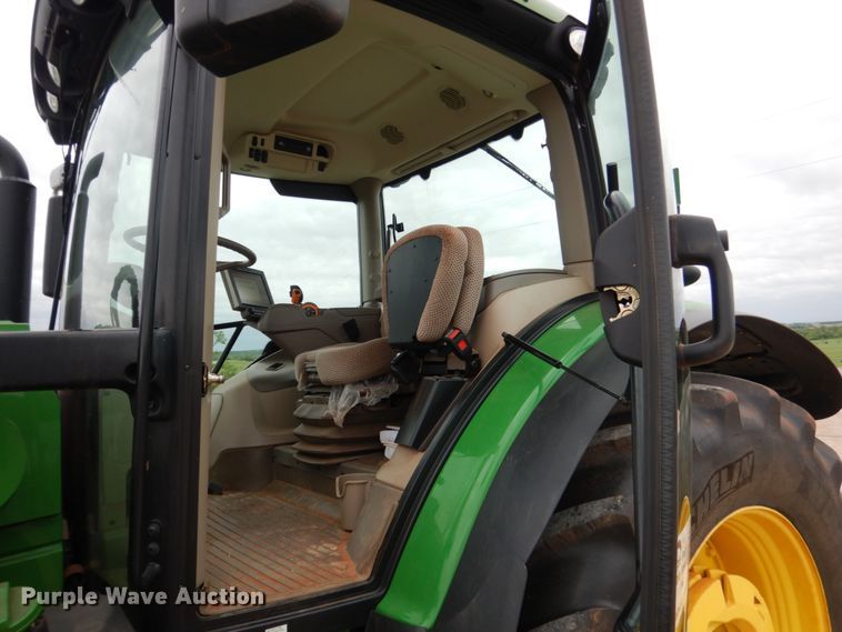 image for item DM3749 2015 John Deere 6120R  MFWD tractor