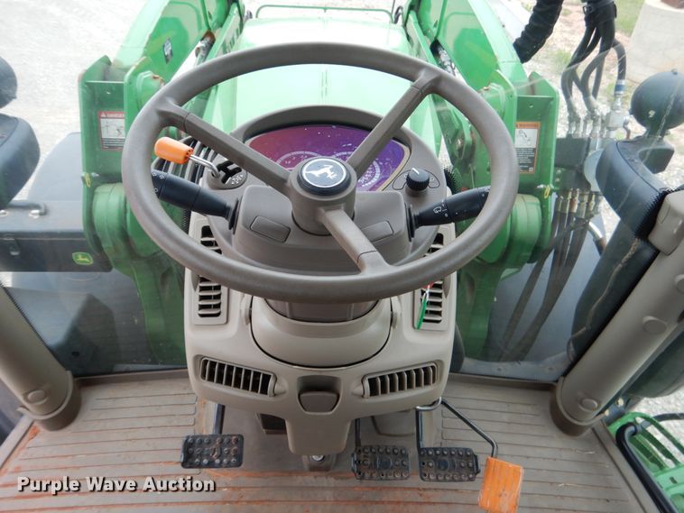 image for item DM3749 2015 John Deere 6120R  MFWD tractor