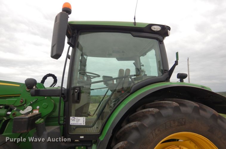 image for item DM3749 2015 John Deere 6120R  MFWD tractor