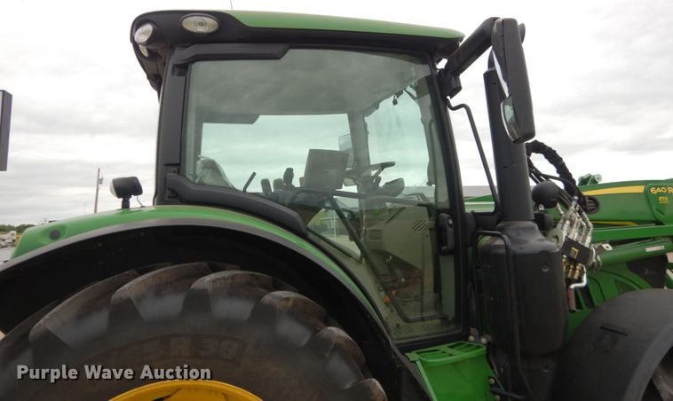 image for item DM3749 2015 John Deere 6120R  MFWD tractor