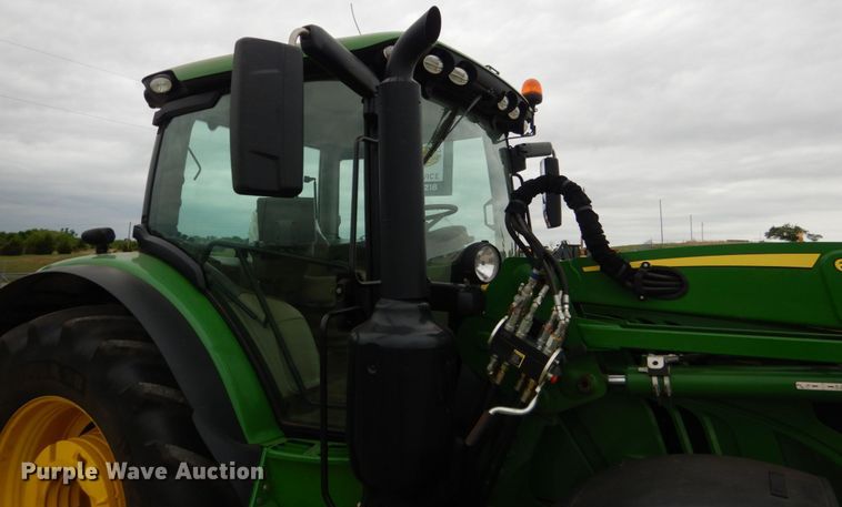 image for item DM3749 2015 John Deere 6120R  MFWD tractor