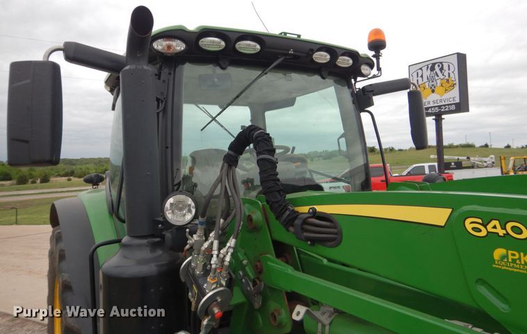 image for item DM3749 2015 John Deere 6120R  MFWD tractor