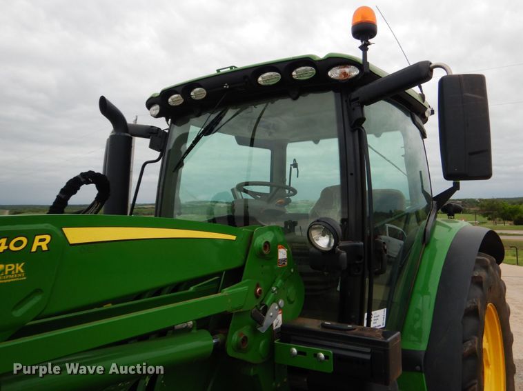 image for item DM3749 2015 John Deere 6120R  MFWD tractor