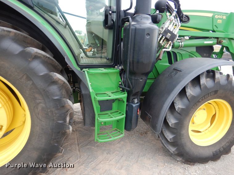 image for item DM3749 2015 John Deere 6120R  MFWD tractor