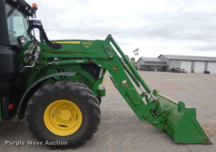 image for item DM3749 2015 John Deere 6120R  MFWD tractor