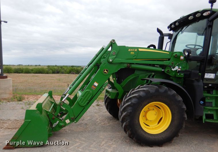 image for item DM3749 2015 John Deere 6120R  MFWD tractor