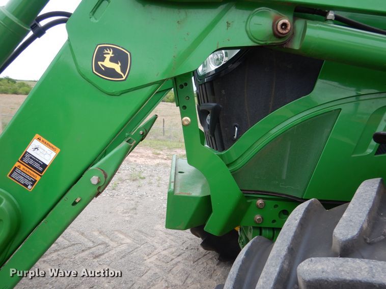 image for item DM3749 2015 John Deere 6120R  MFWD tractor