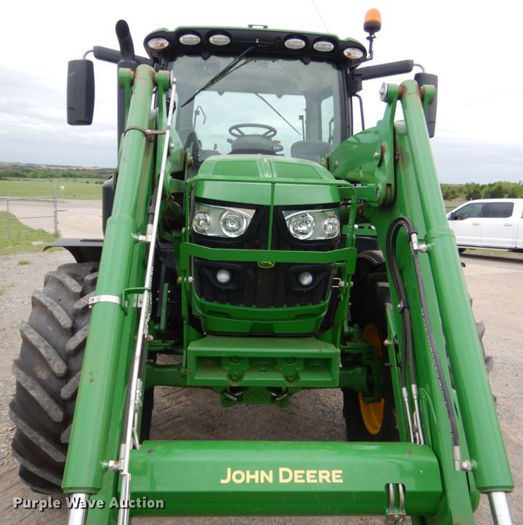 image for item DM3749 2015 John Deere 6120R  MFWD tractor