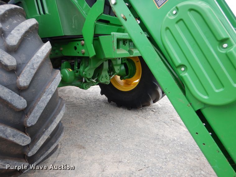 image for item DM3749 2015 John Deere 6120R  MFWD tractor