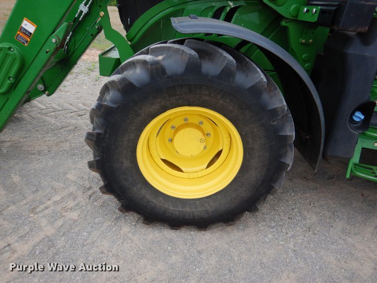 image for item DM3749 2015 John Deere 6120R  MFWD tractor