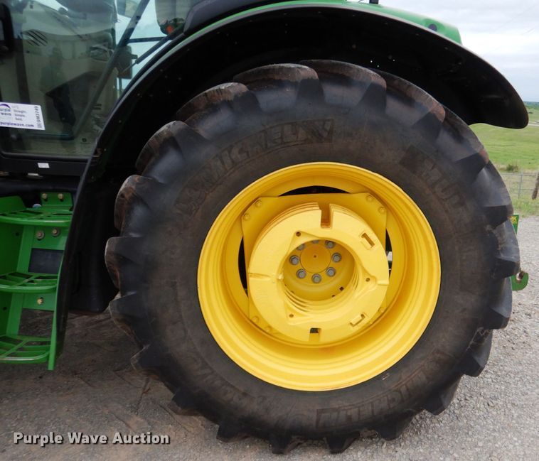 image for item DM3749 2015 John Deere 6120R  MFWD tractor