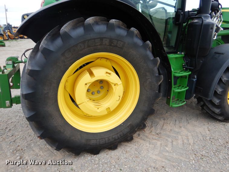 image for item DM3749 2015 John Deere 6120R  MFWD tractor