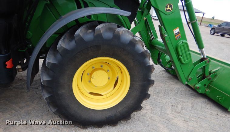 image for item DM3749 2015 John Deere 6120R  MFWD tractor
