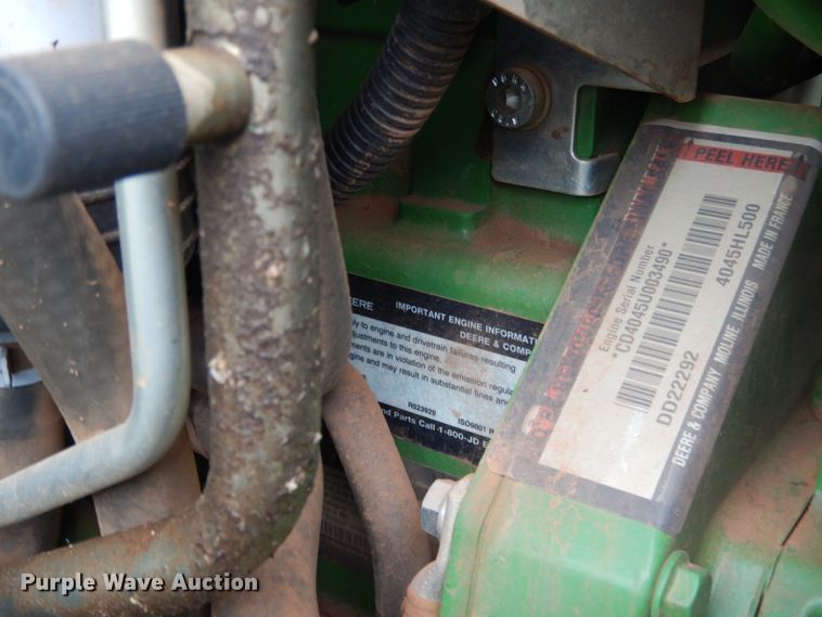 image for item DM3749 2015 John Deere 6120R  MFWD tractor