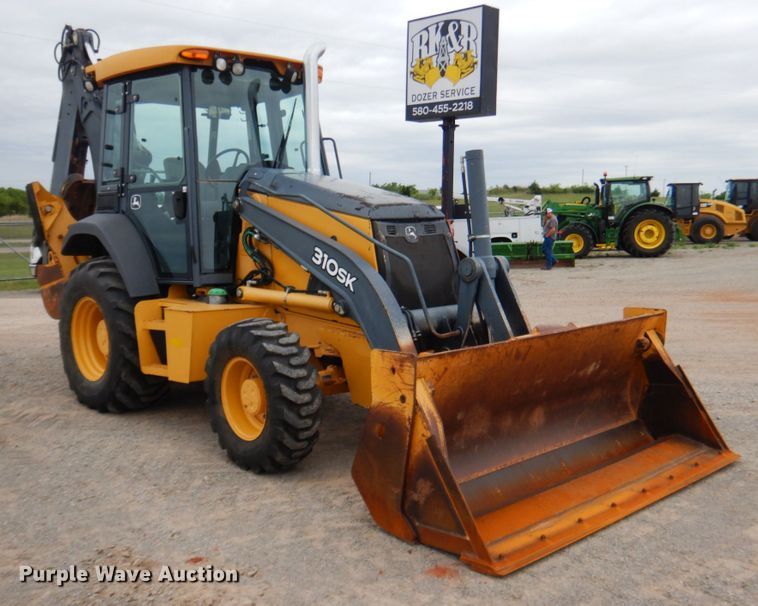 image for item DM3753 2014 John Deere 310SK  backhoe