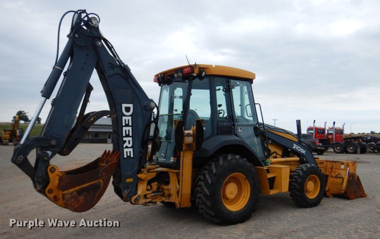 image for item DM3753 2014 John Deere 310SK  backhoe