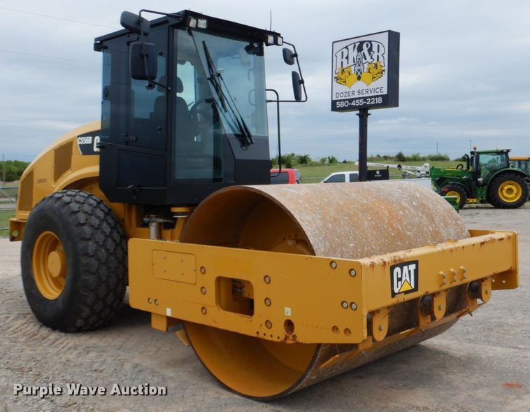 image for item DM3754 2012 Caterpillar CS56B  single drum vibratory roller