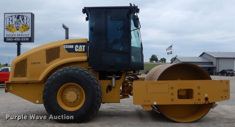 image for item DM3754 2012 Caterpillar CS56B  single drum vibratory roller