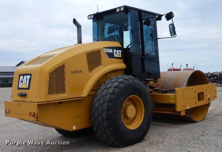 image for item DM3754 2012 Caterpillar CS56B  single drum vibratory roller