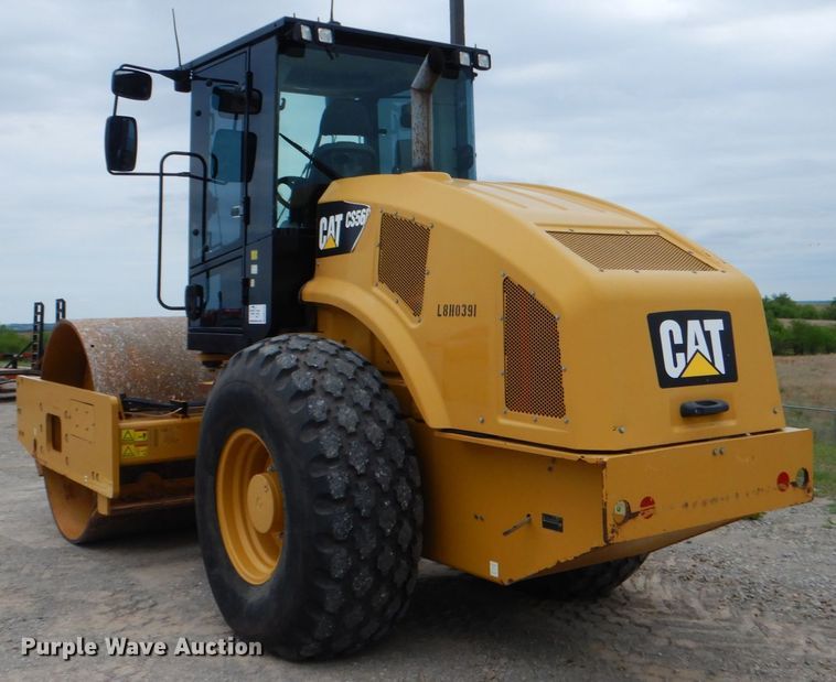 image for item DM3754 2012 Caterpillar CS56B  single drum vibratory roller