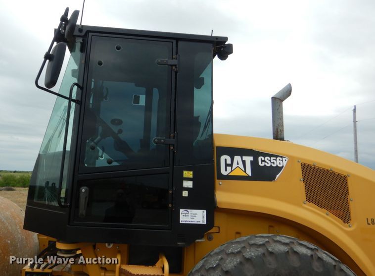 image for item DM3754 2012 Caterpillar CS56B  single drum vibratory roller