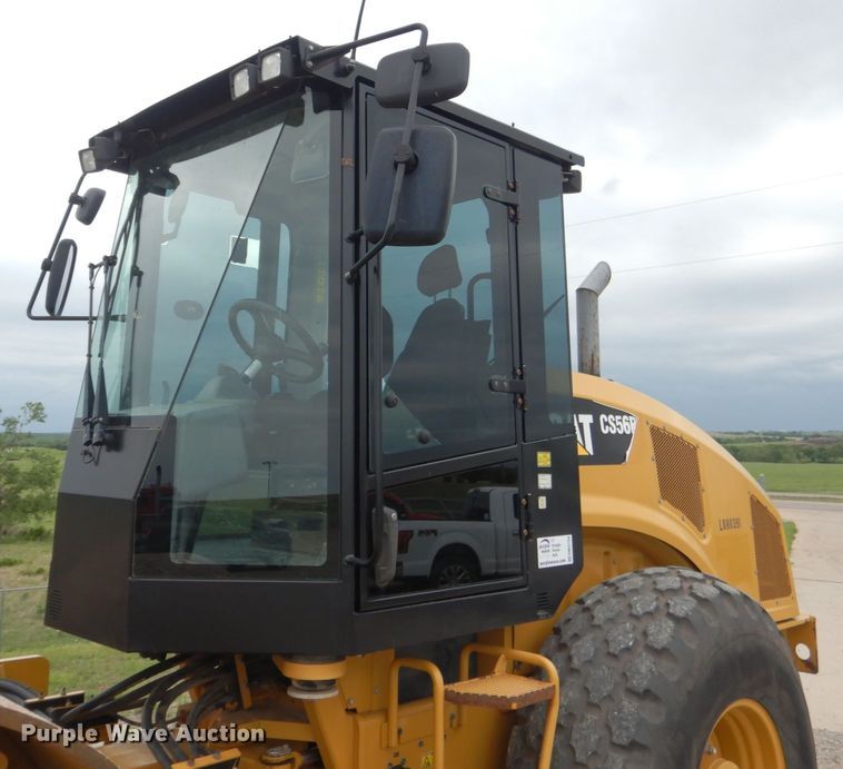 image for item DM3754 2012 Caterpillar CS56B  single drum vibratory roller