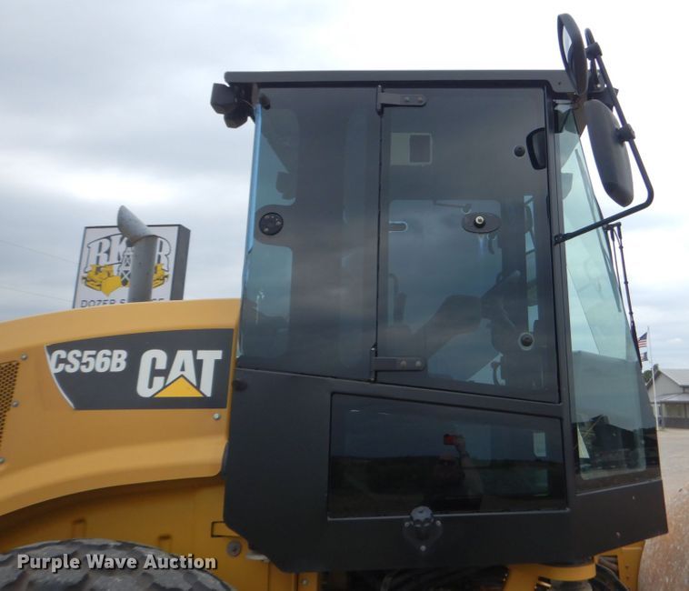 image for item DM3754 2012 Caterpillar CS56B  single drum vibratory roller
