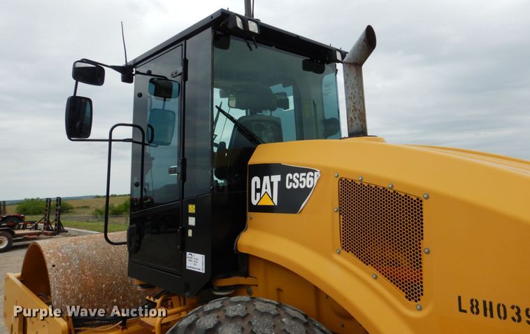 image for item DM3754 2012 Caterpillar CS56B  single drum vibratory roller