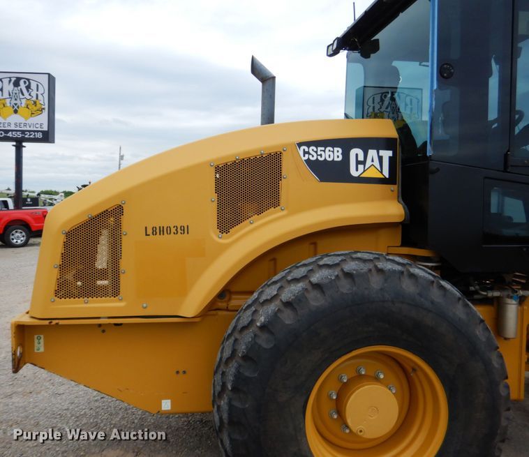 image for item DM3754 2012 Caterpillar CS56B  single drum vibratory roller