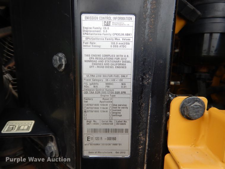 image for item DM3755 2013 Caterpillar 938K  wheel loader
