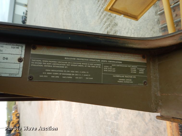 image for item DM3758 1981 Caterpillar D5B  dozer