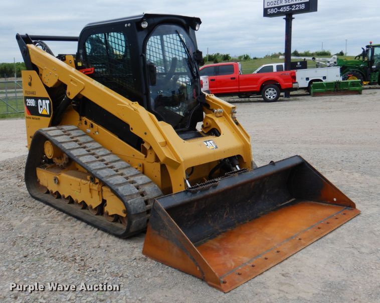 image for item DM3759 2018 Caterpillar 299D2  tracked skid steer loader